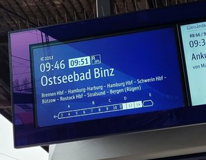 Zugfahrt zum Schreibreise-Blog